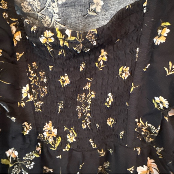 Wild Fable Floral Print Sleeveless Ruffle Apron Front Short Mini Dress Women’s M - Picture 7 of 14